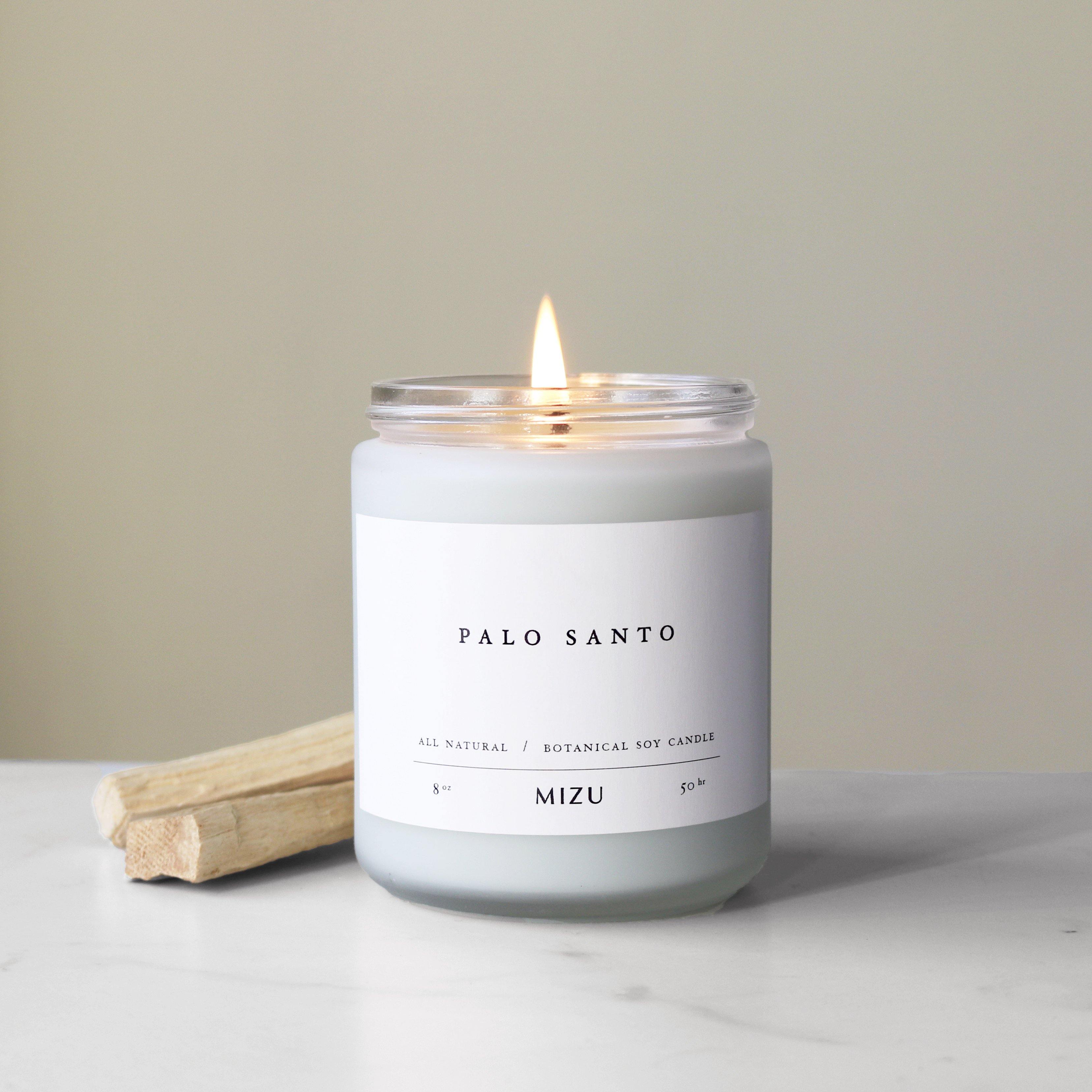 Palo Santo & Vetiver, Hand Poured, Organic Soy Candle